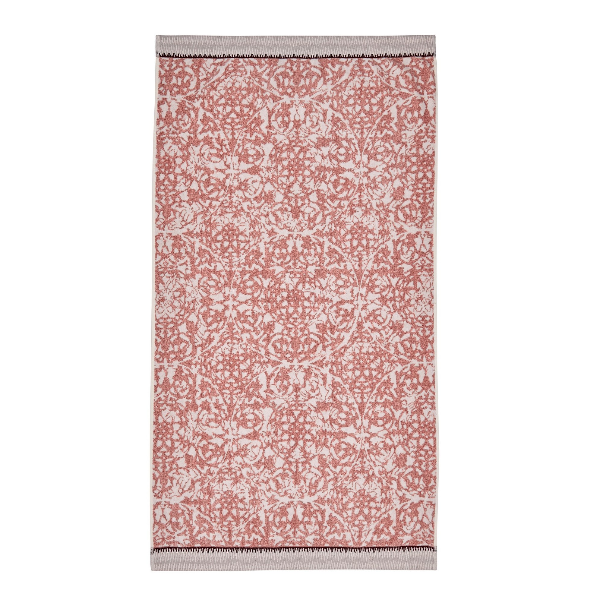 Celina Bath Mat By Bedeck Of Belfast In Coral Pink